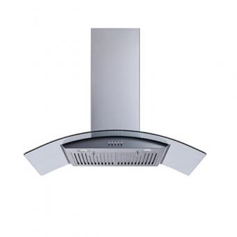 Range Hood Stainless Steel and Tempered Glass